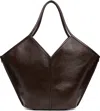 Hereu Brown Calella Distressed Tote In Brown