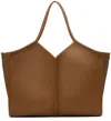 Hereu Brown Calella Medium Squared Tote In Brown