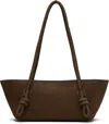 Hereu Medium Fleca Knotted Shoulder Bag In Brown