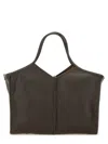 Hereu Brown Handbag In Calf Leather