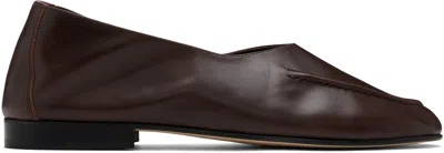 Hereu Brown Juliol Loafers In Dark Brown