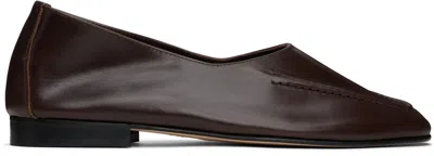 Hereu Brown Juliol Loafers In Dark Brown