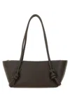 Hereu Brown Leather Shoulder Bag In Brown