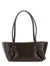 Hereu Brown Leather Shoulder Bag In Brown