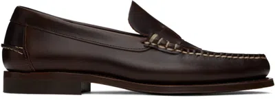Hereu Brown Nombela Loafers In Dark Brown
