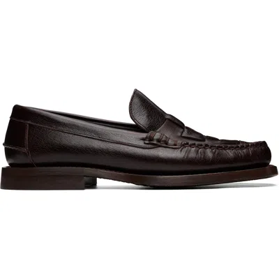 Hereu Brown Nombela Waxed Loafers