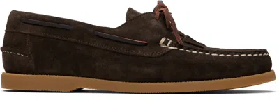 Hereu Brown Saler Nautic Suede Boat Shoes