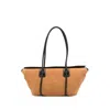 Hereu Forna Braided Handle Shoulder Bag In Brown
