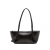 Hereu Fleca Knot-detail Leather Shoulder Bag In Brown