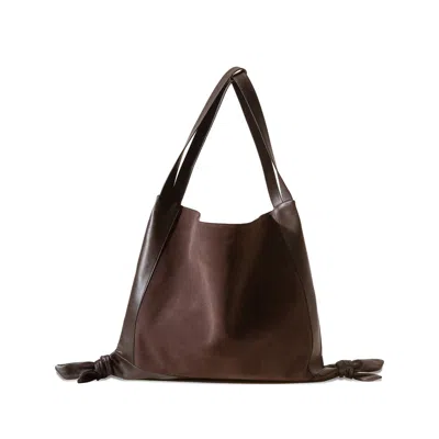 HEREU HEREU BROWN SHOULDER BAGS WOMEN