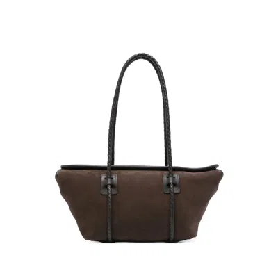Hereu Brown Shoulder Bags Women
