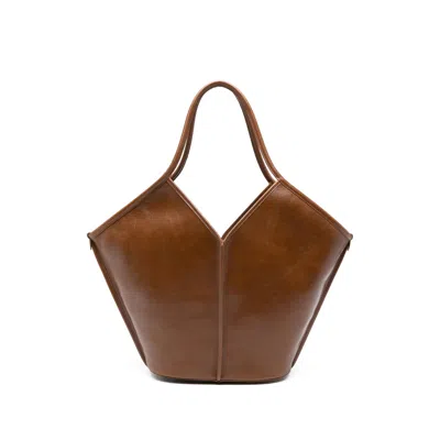 Hereu Brown Shoulder Bags Women