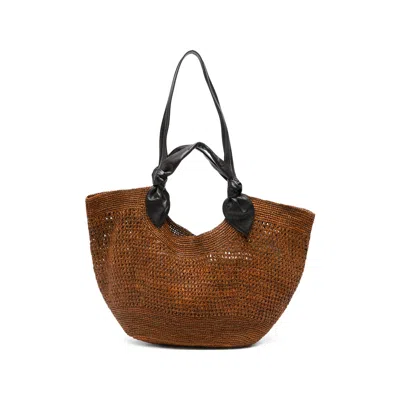 Hereu Brown Tote Bags Women