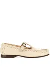 Hereu Buckle Detail Loafers In Neutral