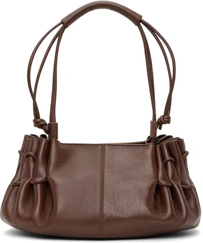 Hereu Burgundy Arta Bag In Chestnut
