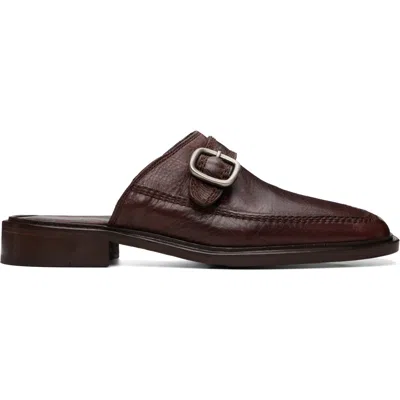 Hereu バーガンディ Bernat ミュール In Burgundy