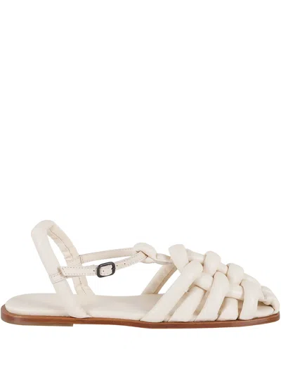 HEREU SQUARE TOE PADDED FISHERMAN SANDAL CABERSA 2,CABE2WFS25 IVORY