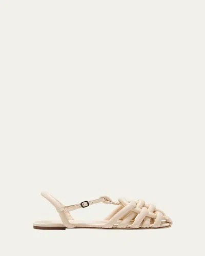 HEREU CABERSA PUFFY LEATHER FISHERMAN SANDALS
