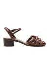 Hereu Cabresa 45mm Leather Sandals In Black
