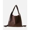 Hereu Knotted-detail Leather Shoulder Bag In Brown