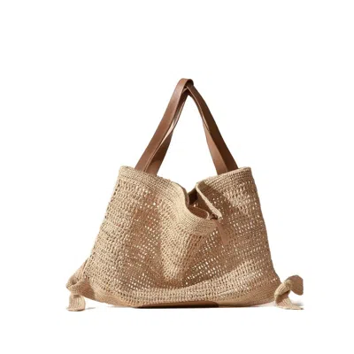 Hereu Cador Raffia Mesh In Brown