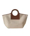 Hereu Cala Large Canvas Tote Bag In Nude