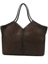 Hereu Calella Corduroy Tote Bag In Brown