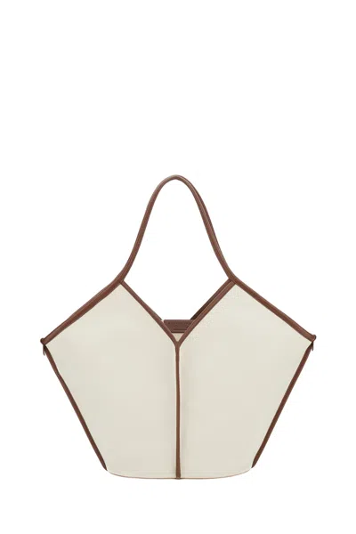 Hereu Calella Cotton Tote Bag In White