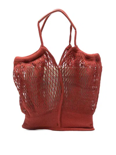 Hereu Calella Filt Tote Bag In Brown