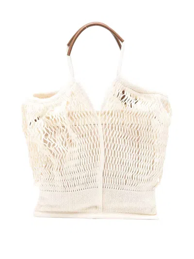 Hereu Calella Filt Tote Bag In Sand