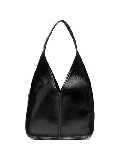 Hereu Calella Hobo Top Handle Shoulder Bag In Black
