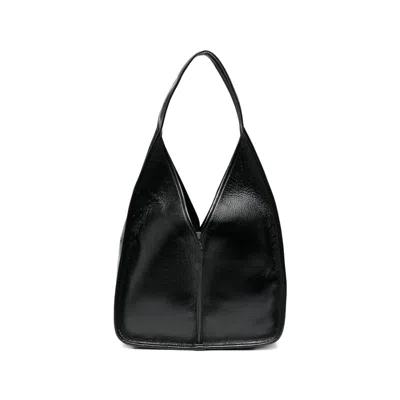 Hereu Calella Hobo Top Handle Shoulder Bag In Black
