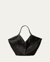 Hereu Calella Large Mesh Silk Tote Bag In Black