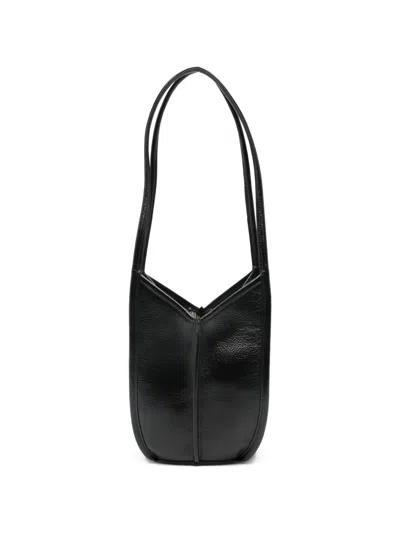 Hereu Calella Leather Bucket Bag In Black