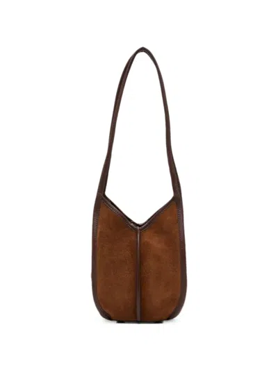 Hereu Calella Leather Bucket Bag In Brown