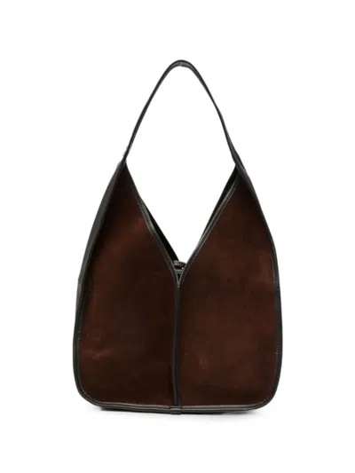 Hereu Calella Leather Hobo Bag In Brown