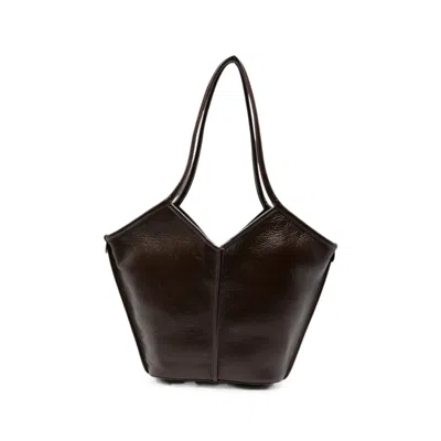Hereu Calella Leather Tote Bag In Brown