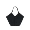Hereu Calella Leather-trim Tote Bag In Black