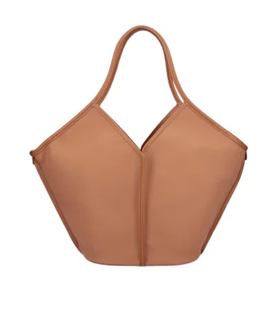 Hereu Calella Organic-cotton Tote Bag In Brown