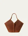 Hereu Women's Calella Leather Trimmed Raffia Tote Bag In Tan