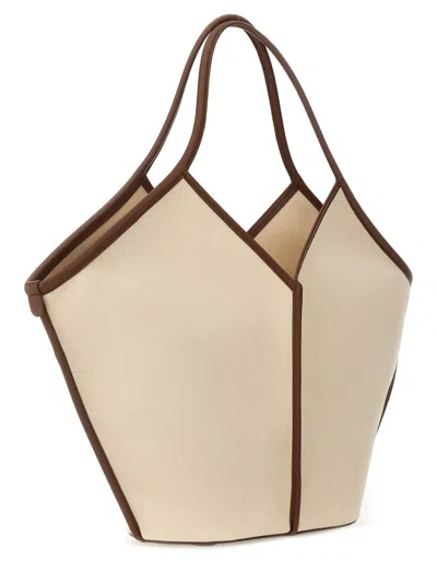Hereu Calella Shoulder Bag In Beige