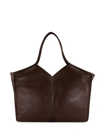 Hereu Eckige Calella Tote Bag In Brown