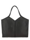 Hereu Structured Tote Bag Textured Finish In Black