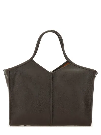 Hereu Calella Squared Medium Bag In Brown