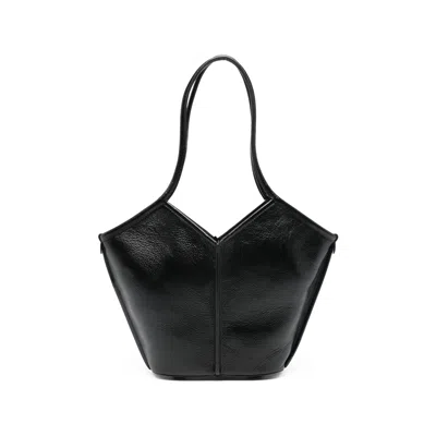 Hereu Calella Textured Shoulder Bag In Black