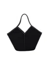 Hereu Women's Calella Raffia Basket Tote Bag In Black  
