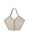 Hereu Canvas Tote Bag In Cream