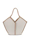 Hereu Canvas Tote Bag In Neutrals