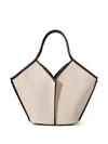 Hereu Callela Cotton Shoulder Bag In Neutral