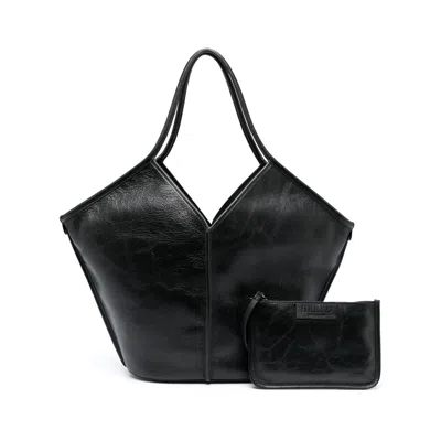 Hereu Callela Leather Tote Bag In Black